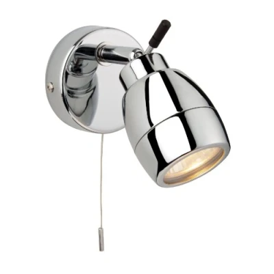 Image of Firstlight Products Marine Single Switched Spot Light, Metal, GU10, All Chrome
