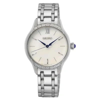 Image of Seiko WoMens Silver Watch SRZ543P1 Stainless Steel (archived) One Size