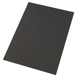 Image of GBC CE050010 Linen Weave A4 Binding Covers Black 100pk