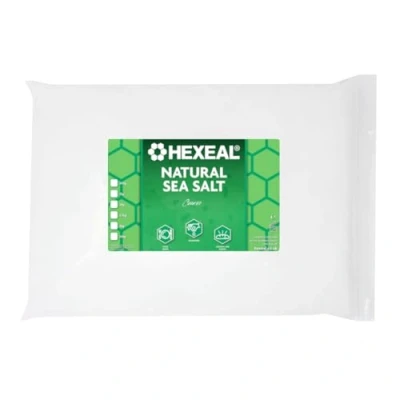 Image of Hexeal Natural Sea Salt 5kg Bag of Food Grade Coarse For Cooking, Curing &amp; Baking 100%
