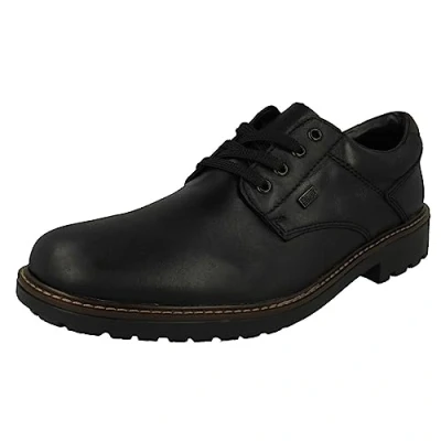 Image of Rieker Lorton Mens Shoes 10 Black