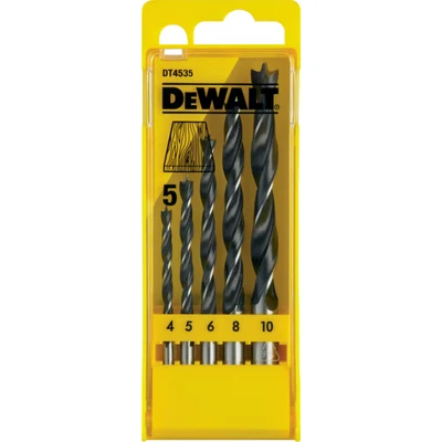Image of DeWalt DT4535QZ Brad Point Drill Bits Set (5 Pieces)