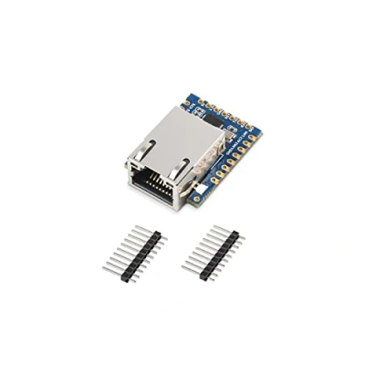 Image of Waveshare TTL UART to Ethernet Mini Module Support TCP/UDP Communication Modes, Modbus Gateway, NTP Protocol, Web and Host Computer Configuration etc. Compact Size Easy Integration