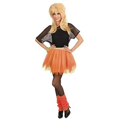 Image of Adult Orange Tutu Costume, 1 Pc. Vibrant Design, Perfect for Parties, 80s Themed Events, Dance Performances, &amp; More! Halloween