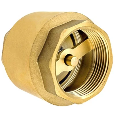 Image of SHYNE Premium 1/2 Inch Non Return Check Valve Made of Brass Robust, Rust Proof and Waterproof for a Pump, Fountain, Washing Machine, Garden, Rain Butts, Barrel