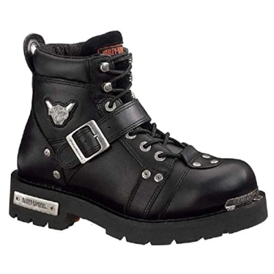 Image of Harley Davidson mens Brake Buckle Black Size: 7.5