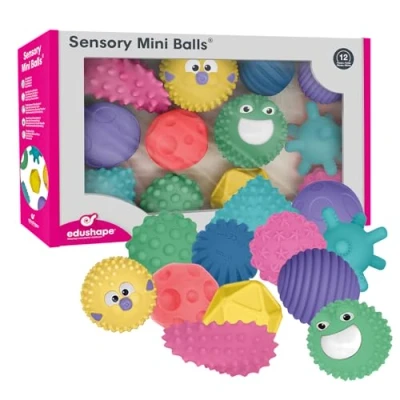 Image of Edushape Sensory Mini Balls, 12 pcs