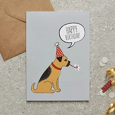 Image of Border Terrier Birthday Card