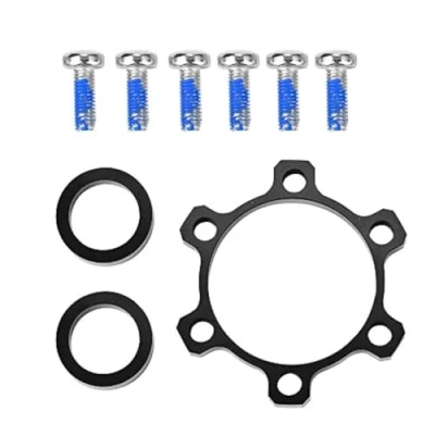 Image of Alloy Bike Hub Adapter Conversion Front 100 * 15 to 110 Rear 142 12 148 ycle Freewheel Threaded Hubs Adaptor Disc Brake Rotor Bolts Accessory (rear: 12mm 12mm)