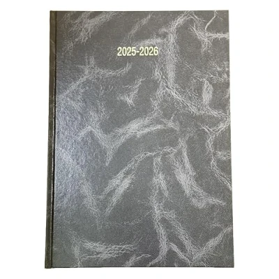 Image of 2025 2026 Academic Diary A4 Day to a Page DAP Appointment Mid Year Planner GREY