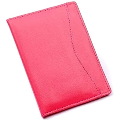 Image of Soft Nappa Leather Travel Pass/Oyster Card ID Holder (Pink)
