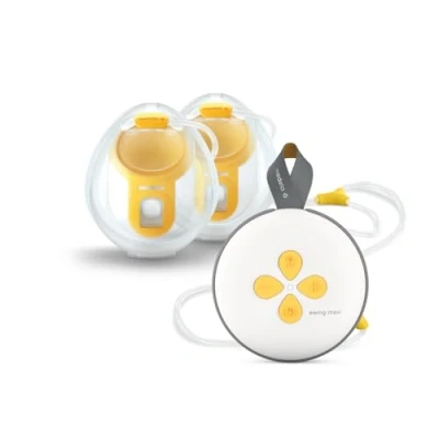 Image of Medela Swing Maxi Hands Free Double Electric Breast Pump, Easy and Intuitive Design for On the Go, Compatible with Family App