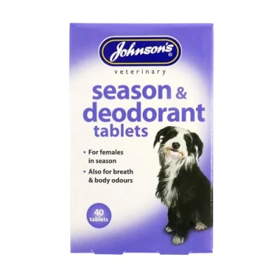 Image of Johnsons Vet Bitch &amp; Deodorant Tablets, Pack of 40