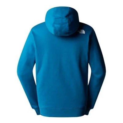Image of The North Face Mens Simple Dome Hoodie Blue Cotton Size 2XL
