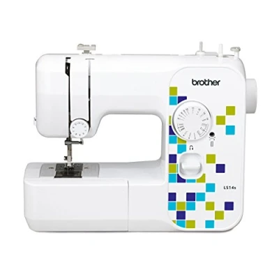 Image of Brother LS14S Metal Chassis Sewing Machine, 43.9 x 18.9 36 cm White