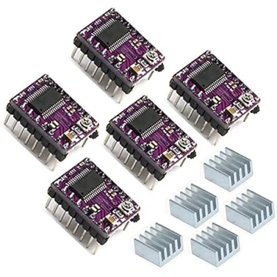 Image of DRV8825 Stepper Motor Driver Module for 3D Printer RepRap 4 RAMPS1.4 StepStick 5pcs