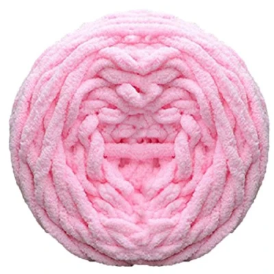 Image of Gemini_mall® 100% Acrylic Soft Thick Chunky Yarn Knitting Yarns Wool 100g, Pink
