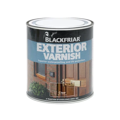 Image of Blackfriar BKFEVG250 250 ml Exterior Varnish Clear Gloss