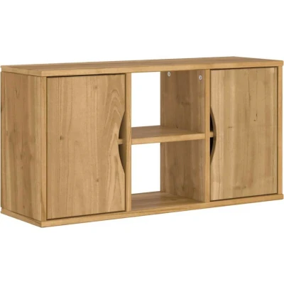 Image of vidaXL TV Cabinet ODDA 79x24x40 cm Solid Wood Pine