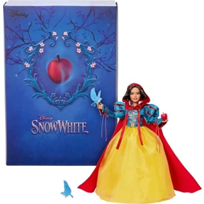 Image of Mattel Disney Collector Snow White Collectible Fashion Doll in Signature Clothing Inspired by Live Action Movie, Gifts for Kids and Collectors, HVY53