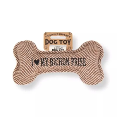 Image of History &amp; Heraldry Squeaky Dog Toy (I my Bichon Frise)