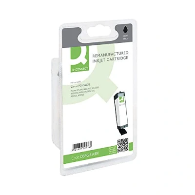 Image of Q Connect Canon PGI 550PGBK XL Remanufactured Black Inkjet Cartridge High Yield