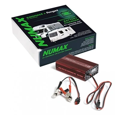 Image of Numax 12V 10A Leisure Battery Charger Caravan Motorhome, Marine, Boat, Mower