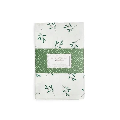 Image of Portmeirion Sophie Conran for Mistletoe Napkins Set of 2 Banded Set, White, 43 x 43cm