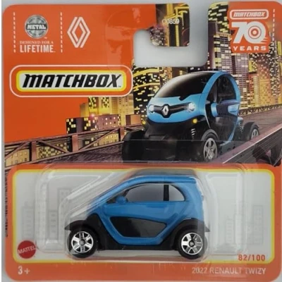 Image of 2023 Matchbox 2022 Renault Twizy Blue 82/100 (Short Card) HLC61