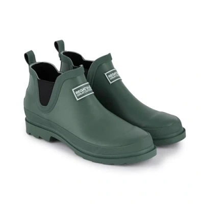 Image of Regatta Women&#039;s Waterproof Harper Low Wellies Dark Forest Green, Size: UK 8
