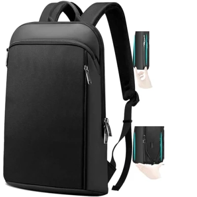 Image of ZINZ Slim and Expandable 15 15.6 16 Inch Laptop Backpack Anti Theft Business Travel Notebook Bag with USB, Multipurpose Large Capacity Daypack College School Bookbag for Men &amp; Women,DB01K02