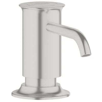 Image of Grohe Authentic Soap Dispenser Supersteel (40537DC0)