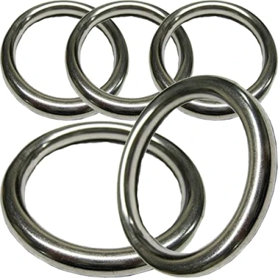 Image of Stainless Steel O Ring Welded Marine Grade Polished Finish 3mm x 20mm (pack of 5)