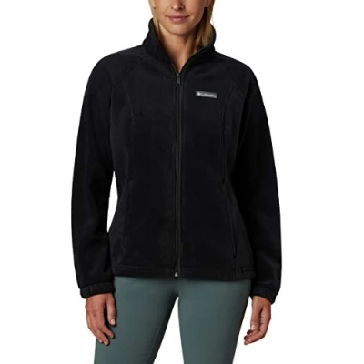 Image of Columbia Women&#039;s Benton Springs Fleece Jacketbenton Jacket, Black, S Petite