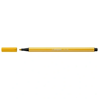 Image of STABILO Set of 5 Felt Tip Pens 68 Curry Yellow