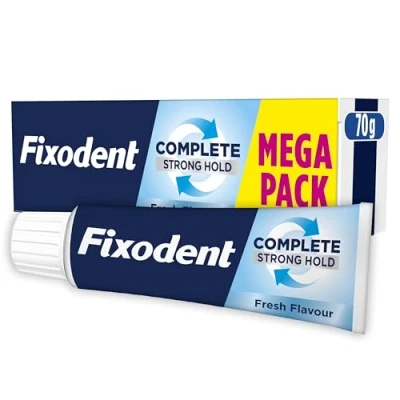 Image of Fixodent Complete Fresh Denture Adhesive Cream 70g