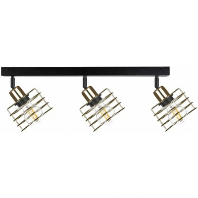 Image of Viva Ceiling Spotlight Bar Gold, 60cm, 3x E27