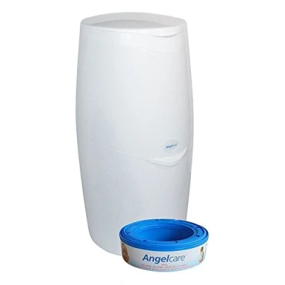 Image of Angelcare Nappy Disposal System White Pack of 6