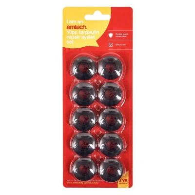 Image of Amtech S4673 10 Piece self Sealing snap Eyelet Set
