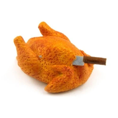 Image of MyTinyWorld Dolls House Miniature Roast Turkey With Knife