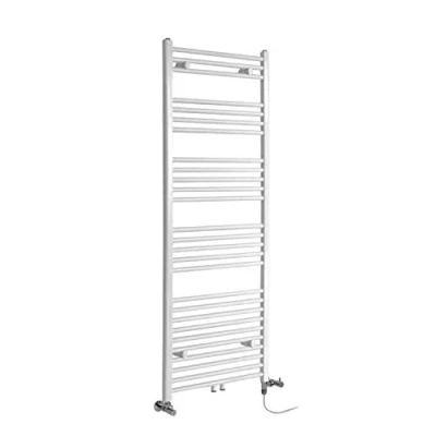 Image of Milano Neva White Dual Fuel Heated Towel Rail 1600mm x 600mm