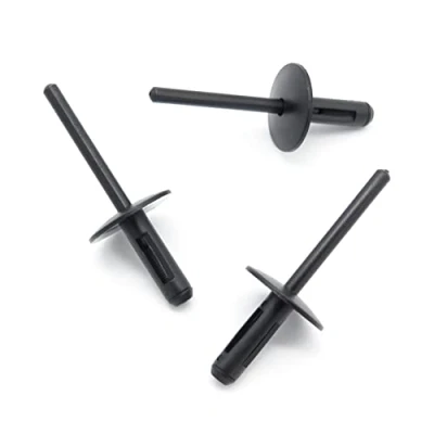 Image of VVO Fasteners Black Plastic Front Wheel Arch Flare &amp; Trim Moulding Clips for BMW X5, X1, X2, X3, (Pack of 10)
