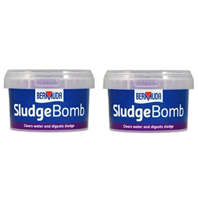 Image of 2 PACK BERMUDA SLUDGE BOMB POND WASTE TREATMENT CRYSTAL CLEAR WATER