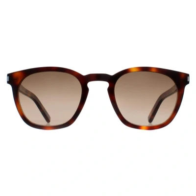 Image of Sunglasses Saint laurent Sl 28 col. 048 Unisex Squadrata Havana