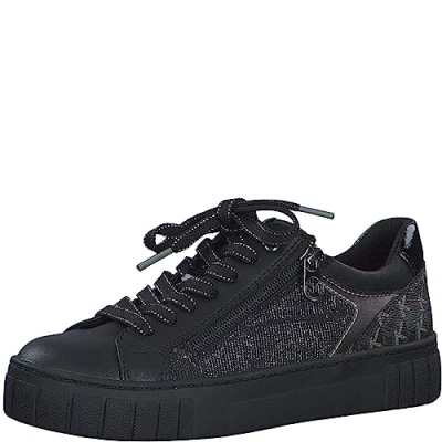 Image of MARCO TOZZI Women&#039;s 2 83700 41 Sneaker, Black Comb, 6.5