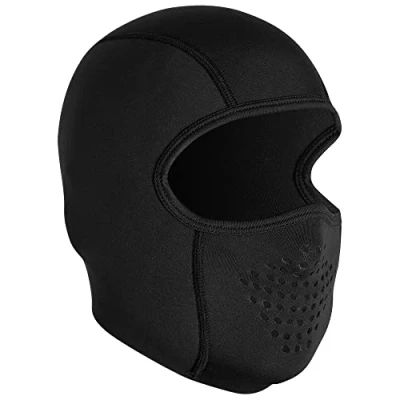 Image of ONeill Ninja 1.5mm Neoprene Wetsuit Hood Black Breathable Unisex