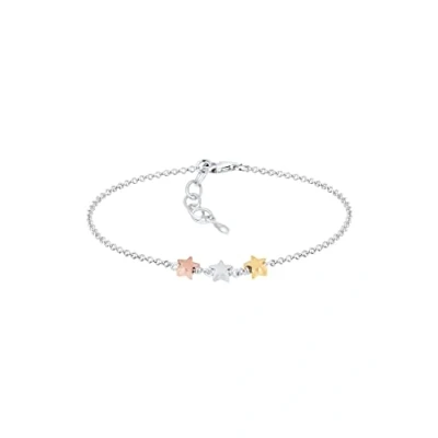 Image of Elli Women&#039;s 925 Sterling Silver Link Bracelet 0209780117_16 16cm length
