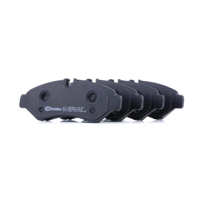 Image of 9074208101, 9074208600, 9104203600, 9104203700, 9104207300 Brake pad set BREMBO P 50 155 MERCEDES BENZ: Sprinter 5 t Platform / Chassis