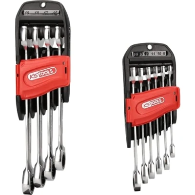 Image of KS Tools 503.4250 GearPlus Ratchet Spanner Set of 10