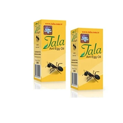 Image of 2 Bottle ANT EGG OILHair Removal Genuine Organic Permanent Reducing Solution,Tala OIL 20ml 0.7oz by Tala